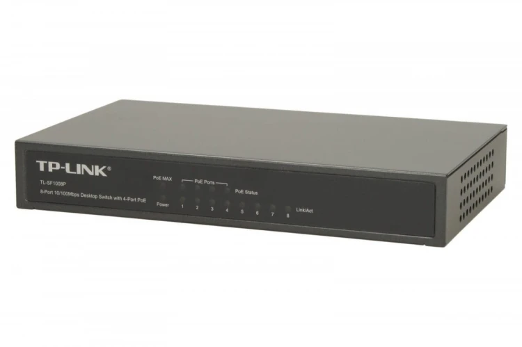 TP-LINK SF1008P switch 8x10/100 PoE Desktop