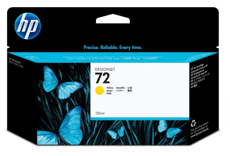 HP Inc. Tusz Nr 72 Żółty Fotograficzny 130ml C9373A
