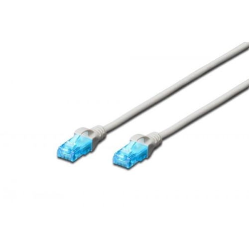 Digitus Patch cord U/UTP kat.5e PVC 10m szary