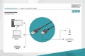 Digitus Kabel połączeniowy USB 2.0 HighSpeed "Canon" Typ USB A/miniUSB B (5pin) M/M czarny 1m