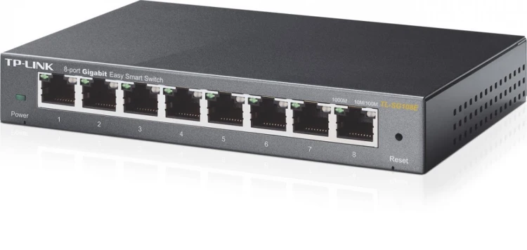 TP-LINK Przełącznik SMART TL-SG108E 8x1GbE