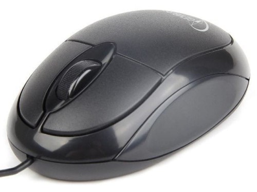 Gembird Mysz OPTO 1-SCROLL USB (MUS-U-01) Black