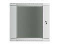 Lanberg Szafa instalacyjna wisząca 19 cali 12U 600X450mm szara (drzwi szklane)