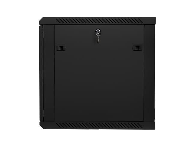 Lanberg Szafa instalacyjna wisząca 19'' 12U 600X600mm czarna (drzwi      szklane)