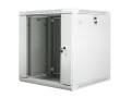 Lanberg Szafa instalacyjna wisząca 19 cali 12U 600X600mm szara (drzwi szklane)