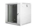Lanberg Szafa instalacyjna wisząca 19'' 12U 600X600mm szara (drzwi       szklane)