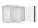 Lanberg Szafa instalacyjna wisząca 19'' 12U 600X600mm szara (drzwi       szklane)