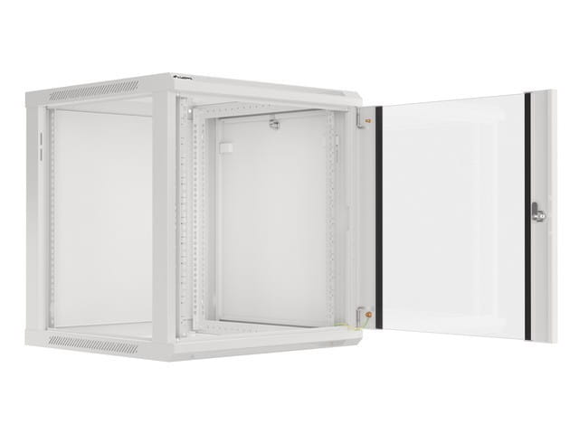 Lanberg Szafa instalacyjna wisząca 19'' 12U 600X600mm szara (drzwi       szklane)