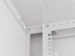 Lanberg Szafa instalacyjna wisząca 19'' 12U 600X600mm szara (drzwi       szklane)
