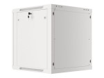 Lanberg Szafa instalacyjna wisząca 19'' 12U 600X600mm szara (drzwi       szklane)