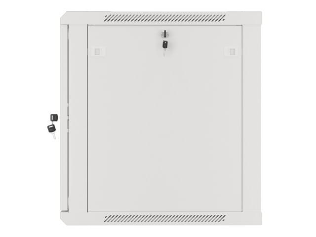Lanberg Szafa instalacyjna wisząca 19'' 12U 600X600mm szara (drzwi       szklane)