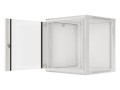 Lanberg Szafa instalacyjna wisząca 19 cali 12U 600X600mm szara (drzwi szklane)