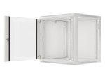 Lanberg Szafa instalacyjna wisząca 19'' 12U 600X600mm szara (drzwi       szklane)
