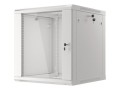 Lanberg Szafa instalacyjna wisząca 19 cali 12U 600X600mm szara (drzwi szklane)