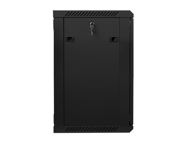 Lanberg Szafa instalacyjna wisząca 19'' 15U 600X450mm czarna (drzwi      szklane)