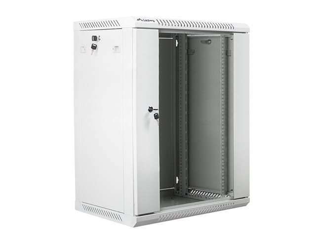 Lanberg Szafa instalacyjna wisząca 19'' 15U 600X450mm szara (drzwi       szklane)