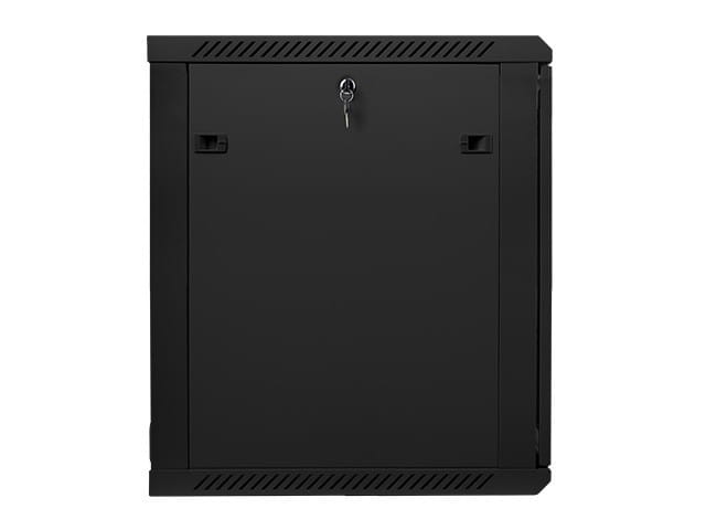 Lanberg Szafa instalacyjna wisząca 19'' 15U 600X600mm czarna (drzwi      szklane)