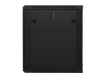 Lanberg Szafa instalacyjna wisząca 19'' 15U 600X600mm czarna (drzwi      szklane)