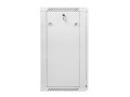 Lanberg Szafa instalacyjna wisząca 19 cali 18U 600X450mm szara (drzwi szklane)