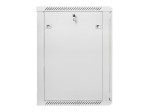 Lanberg Szafa instalacyjna wisząca 19 18U 600X600mm szara (drzwi szklane)