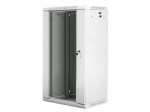 Lanberg Szafa instalacyjna wisząca 19'' 22U 600X450mm szara (drzwi       szklane)