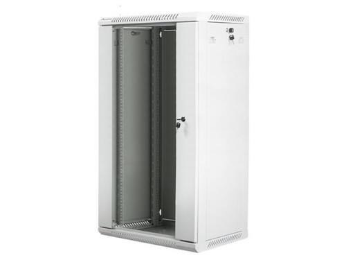 Lanberg Szafa instalacyjna wisząca 19'' 22U 600X450mm szara (drzwi       szklane)