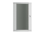 Lanberg Szafa instalacyjna wisząca 19'' 22U 600X450mm szara (drzwi       szklane)