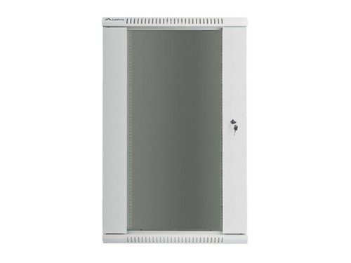 Lanberg Szafa instalacyjna wisząca 19'' 22U 600X450mm szara (drzwi       szklane)