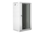 Lanberg Szafa instalacyjna wisząca 19'' 22U 600X450mm szara (drzwi       szklane)