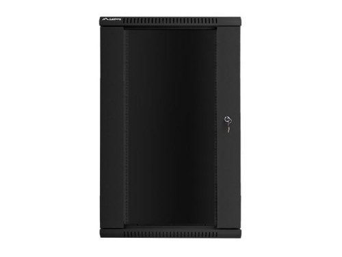 Lanberg Szafa instalacyjna wisząca 19'' 22U 600X600mm czarna (drzwi      szklane)