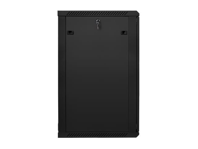 Lanberg Szafa instalacyjna wisząca 19'' 22U 600X600mm czarna (drzwi      szklane)