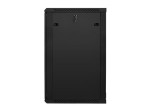 Lanberg Szafa instalacyjna wisząca 19'' 22U 600X600mm czarna (drzwi      szklane)
