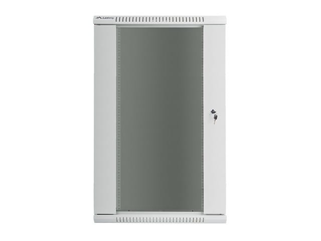 Lanberg Szafa instalacyjna wisząca 19 22U 600X600mm szara (drzwi szklane)