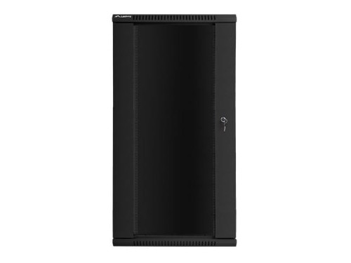 Lanberg Szafa instalacyjna wisząca 19'' 27U 600X450mm czarna (drzwi      szklane)
