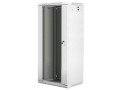 Lanberg Szafa instalacyjna wisząca 19 cali 27U 600X450mm szara (drzwi szklane)