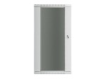 Lanberg Szafa instalacyjna wisząca 19'' 27U 600X450mm szara (drzwi       szklane)