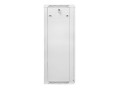 Lanberg Szafa instalacyjna wisząca 19 cali 27U 600X450mm szara (drzwi szklane)