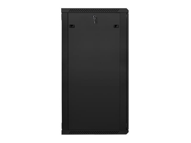 Lanberg Szafa instalacyjna wisząca 19'' 27U 600X600mm czarna (drzwi      szklane)