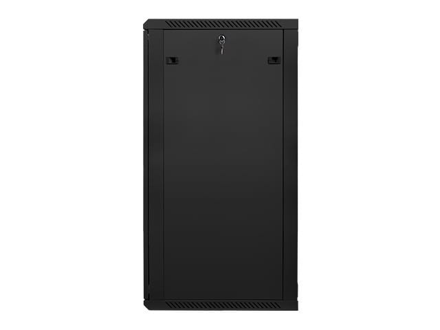Lanberg Szafa instalacyjna wisząca 19'' 27U 600X600mm czarna (drzwi      szklane)