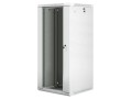Lanberg Szafa instalacyjna wisząca 19 cali 27U 600X600mm szara (drzwi szklane)