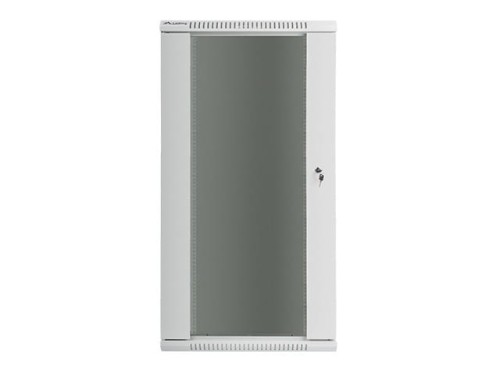 Lanberg Szafa instalacyjna wisząca 19'' 27U 600X600mm szara (drzwi       szklane)