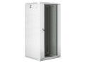 Lanberg Szafa instalacyjna wisząca 19 cali 27U 600X600mm szara (drzwi szklane)