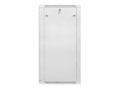 Lanberg Szafa instalacyjna wisząca 19 cali 27U 600X600mm szara (drzwi szklane)