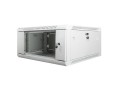 Lanberg Szafa instalacyjna wisząca 19 cali 4U 600X600mm szara (drzwi szklane)