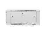 Lanberg Szafa instalacyjna wisząca 19'' 4U 600X600mm szara (drzwi        szklane)