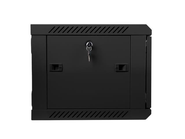 Lanberg Szafa instalacyjna wisząca 19'' 6U 600X450mm czarna (drzwi       szklane)