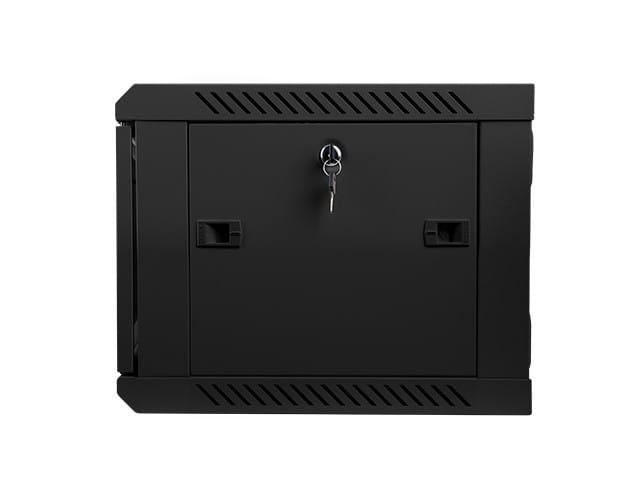 Lanberg Szafa instalacyjna wisząca 19'' 6U 600X450mm czarna (drzwi       szklane)
