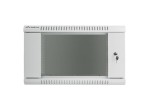 Lanberg Szafa instalacyjna wisząca 19'' 6U 600X450mm szara (drzwi        szklane)