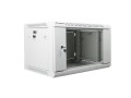 Lanberg Szafa instalacyjna wisząca 19 cali 6U 600X450mm szara (drzwi szklane)