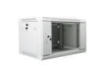 Lanberg Szafa instalacyjna wisząca 19'' 6U 600X450mm szara (drzwi        szklane)